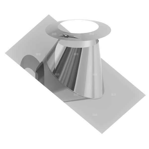 Przejście przez dach 26-35st. aluminiowe z kołnierzem fi250mm