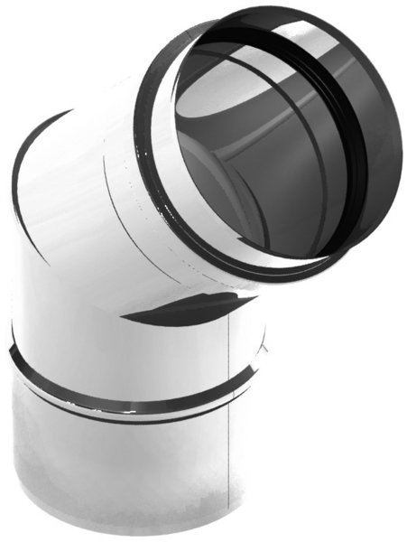 Kolano sztywne 45st. fi100mm