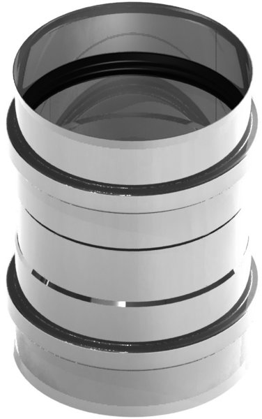Złączka króćća kotła fi80mm dwumufowa