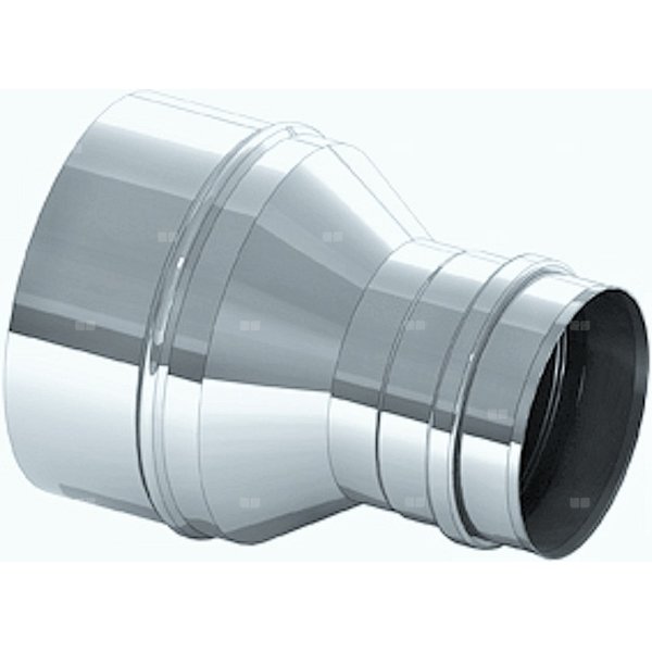 Redukcja stal nierdzewna JEREMIAS EWR fi130 x 120 mm do kanałów wentylacyjnych okrągłych