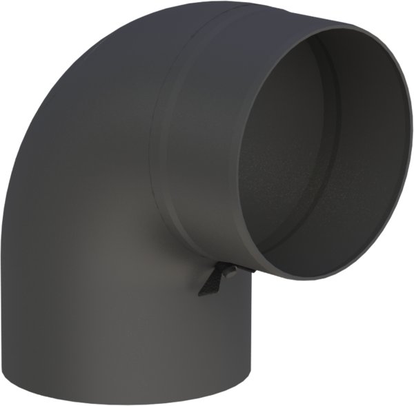 Kolano łukowe 90st. fi150mm, kolor czarny