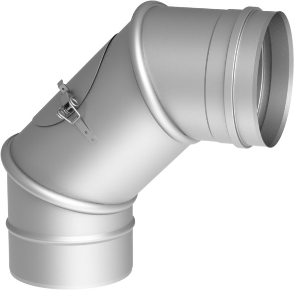 Kolano regulowane 0-90st. fi130mm z wyczystką