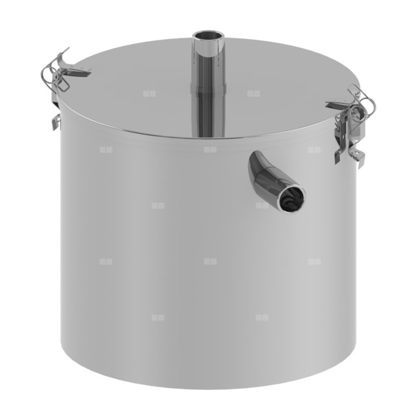 Neutralizator stalowy o zdolności neutralizacji 2,5l/h (napełniony granulaten)