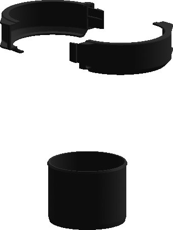 Złączka przejściowa PP-FLEX - fi100mm