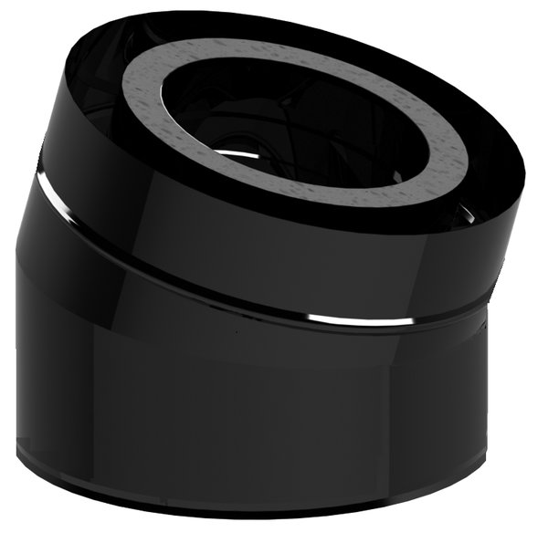 Kolano 15st. fi150mm RAL9011MB
