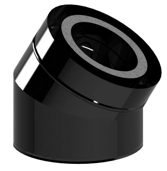 Kolano 30st. fi150mm RAL9011MB