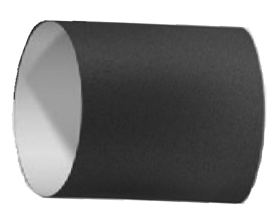 Złączka l=120mm fi100mm RAL9011MB