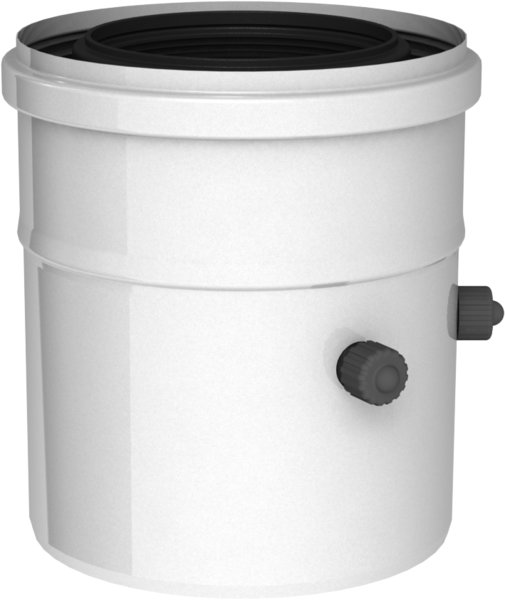 Element pomiarowy fi80/125mm biały