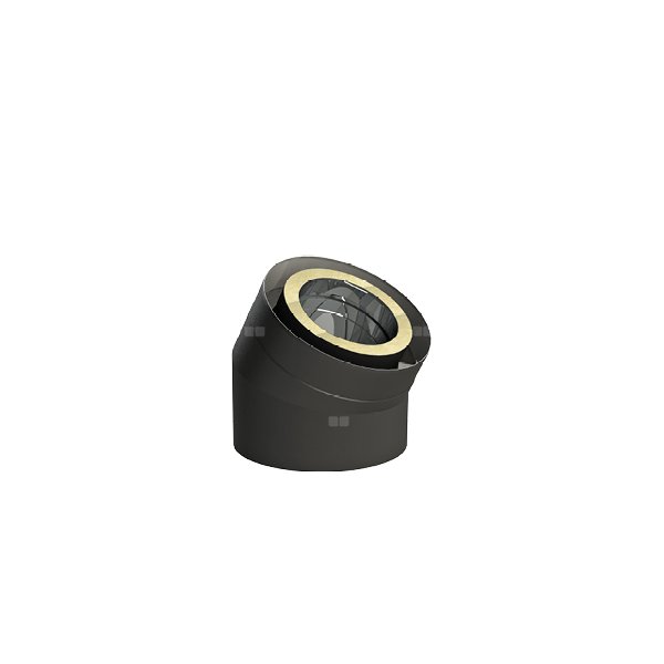 Kolano 30st. fi150mm RAL9011MB