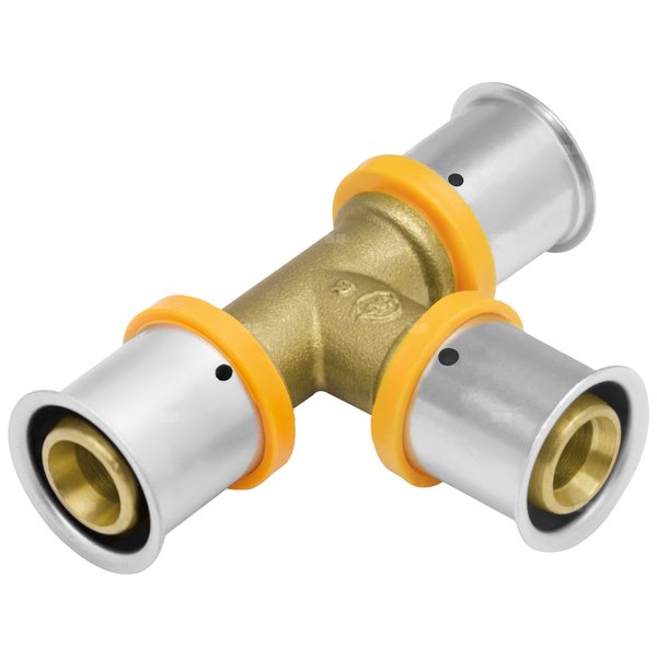 Trójnik mosiężny ultraPRESS - 32