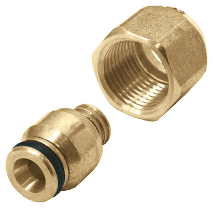 Przyłączka mosiężna GW do rur PERTAL ultraPRESS - 16 G1/2"