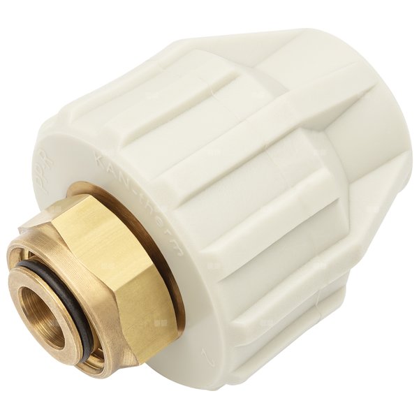 Półśrubunek mufowy z płaskim uszczelnieniem GW PP-R - 20 G1/2"