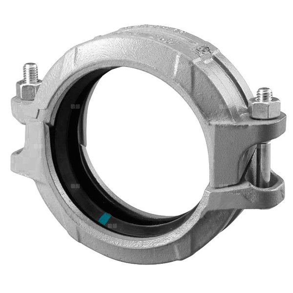 Łącznik sztywny ocynkowany Groove - 114.3