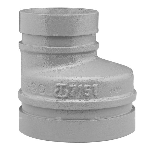 Redukcja mimośrodowa ocynkowana Groove - 114.3/60.3