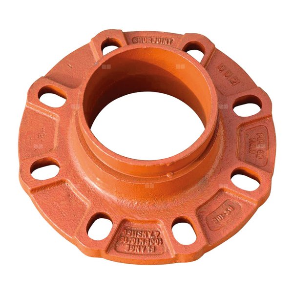 Adapter kołnierzowy uniwersalny pomarańczowy Groove - 168.3