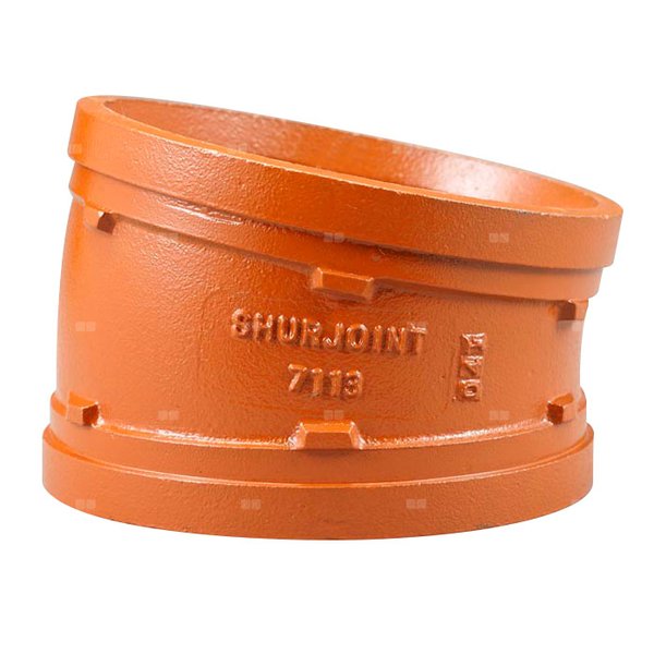 Kolano 11.25' pomarańczowe Groove - 114.3