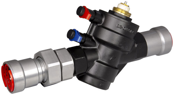 Zawór równoważący dynamiczny ze śrubunkiem SF DN25 PowerPress - 1"