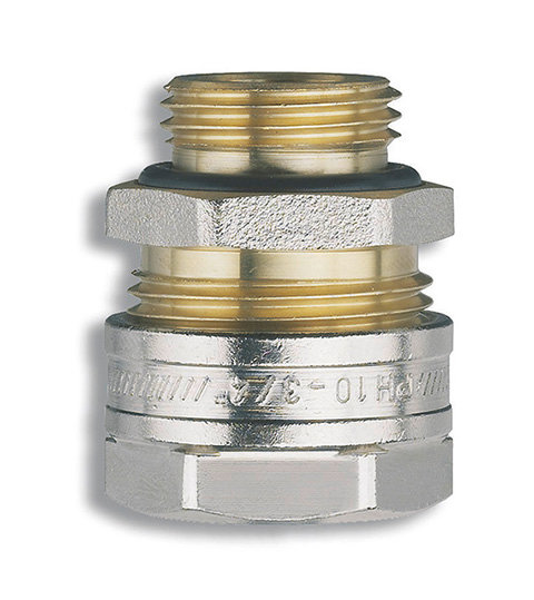 Śrubunek przejściowy KERMI x-net, 1/2'' x 12 (GZ x nakrętka)