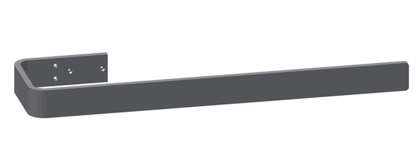 Zamknięty wieszak na ręczniki, kolor chrom, dł. 628 mm