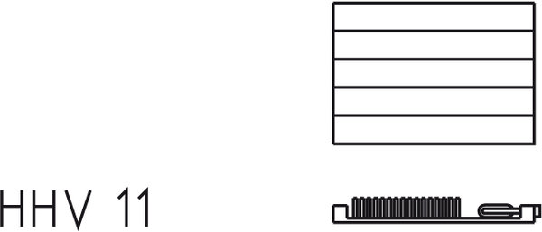 Grzejnik płytowy typ 11 KERMI V-HHV QN3486(R), bez osłony wym. 630 x 4200 mm, kolor biały, moc 3486 W