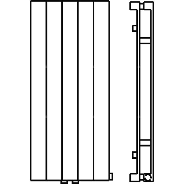 Grzejnik płytowy typ 20 KERMI V-HVV wym. 600 x 280 mm, kolor biały, moc 300 W