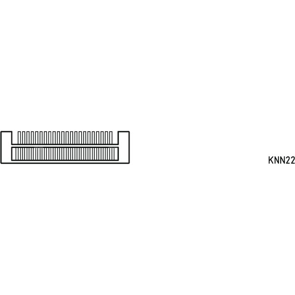Konwektor Kermi Konvektor Typ22 BH280x122x3600mm QN4154, weiß, 6bar, o. Abd., AB Uni.