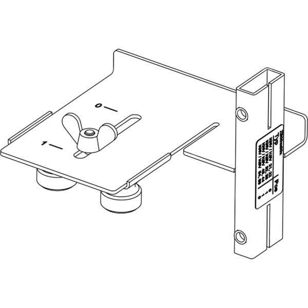 Szablon przyłączeniowy Kermi Anschlusslehre Ventilkonvektor