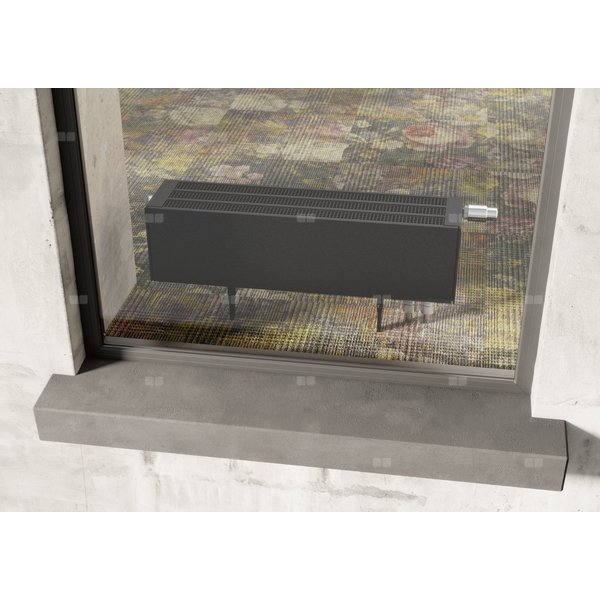 Konwektor Kermi V-Kon S Typ55 BH70x316x600mm QN658, weiß, 6 bar, o. Abd., Vent. re