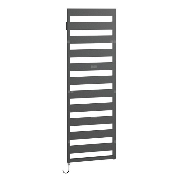 Grzejnik Kermi®Casteo®-E 986x30x500, P=400W, srebro, WRS biały, lewy