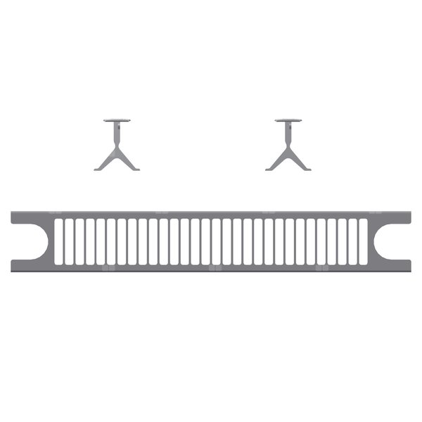 OSŁ. GÓRNA TYP20/21 GRZ. PION. DŁ.=400RAL9016