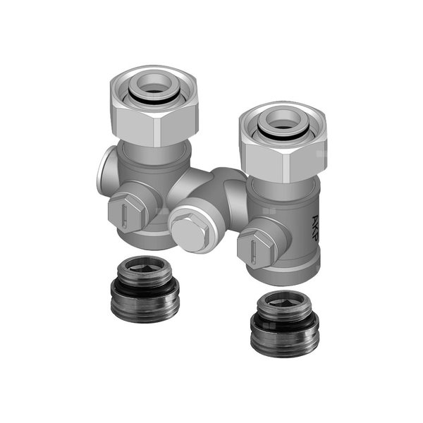 H-połączenie śrubowe, dla systemy 1-rurowe