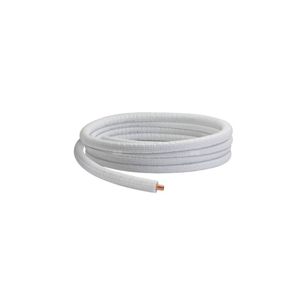 Rura pojedyncza 1/2'' 25 m Pierścień, 1 rura miedziana, wstępnie