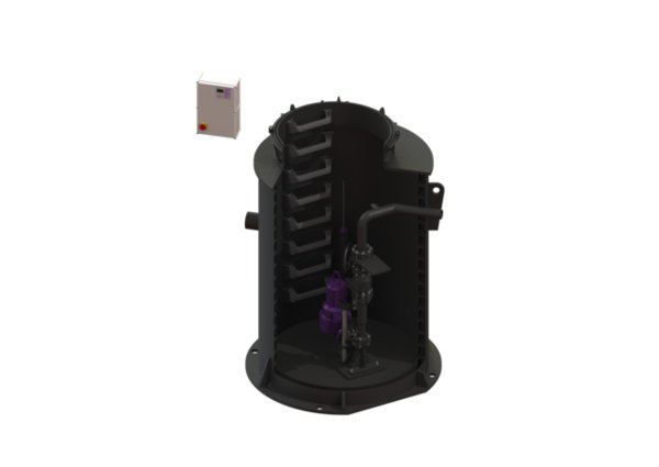 Moduł techniczny przepompowni Aqualift F XL Mono z szafka Comfort z pompą STZ 7500-S1 poj. 820l