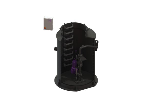 Moduł techniczny przepompowni Aqualift F XL Mono z szafka Comfort z pompą STZ 1100-S1 poj. 820l