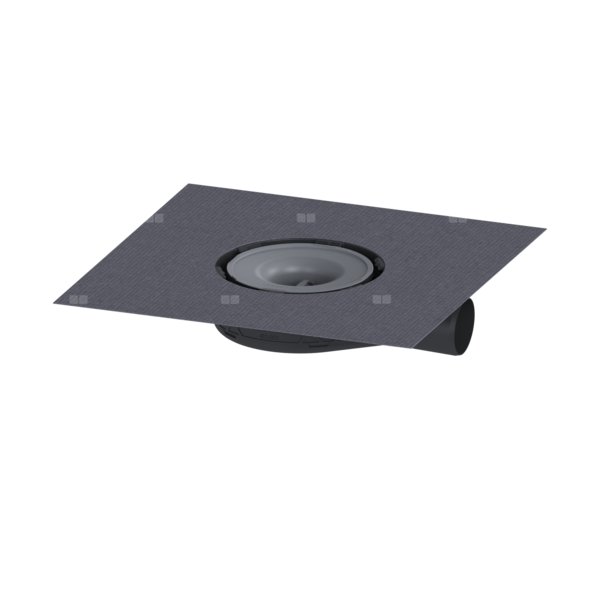 Korpus Ultraflat 54 DN 50 z syfonem oraz fabrycznie zamontowaną matą hydroizolacyjną