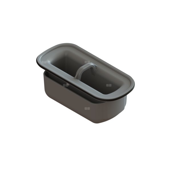 Syfon pasujący do odpływu Linearis Compact, wys. zamknięcia wodnego 22mm