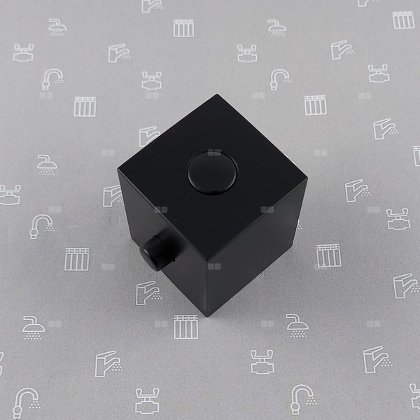 Uchwyt regulacji strumienia wody do baterii natryskowej termostatycznej LOGON BLACK