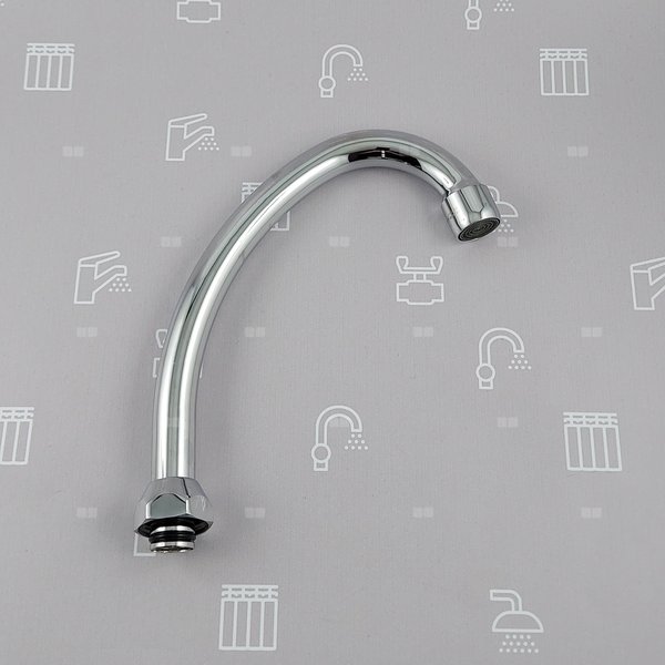 WYLEWKA F FI18/H=135 MM, G3/4" Z NAPOWIETRZACZEM STRUMIENIA CHROM (BAT. STANDARD PO 2020R.)