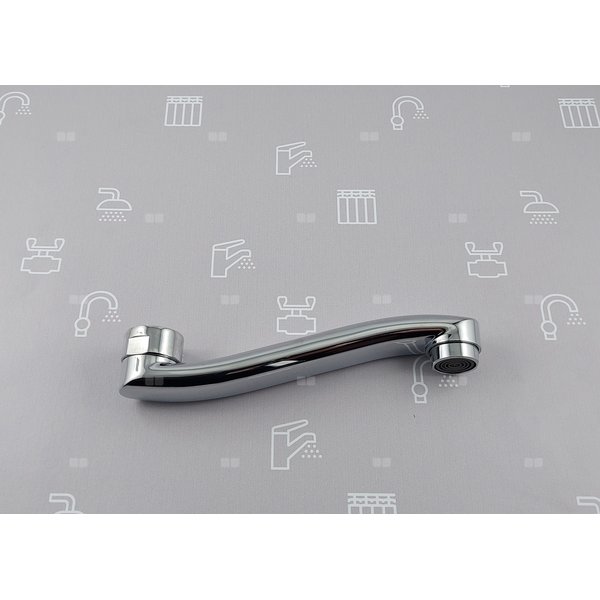 WYLOT KOMPLETNY DO BAT. UMYWALKOWEJ ŚCIENNEJ KRZEM, L=150 MM Z NAPOWIETRZACZEM