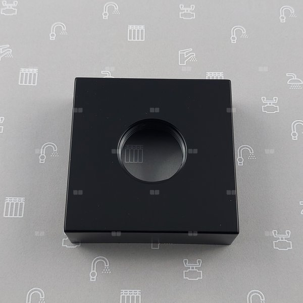 Rozeta kwadratowa do baterii MOKAIT BLACK