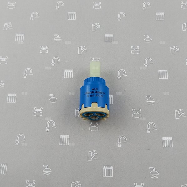 Regulator ceramiczny R25 niski do baterii podtynkowych