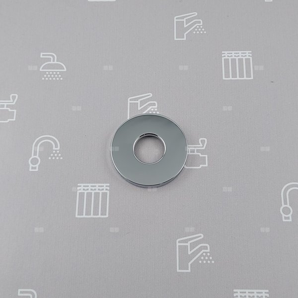 Rozeta uchwytu rączki natrysku do zestawu podtynkowego MOZA CHROM