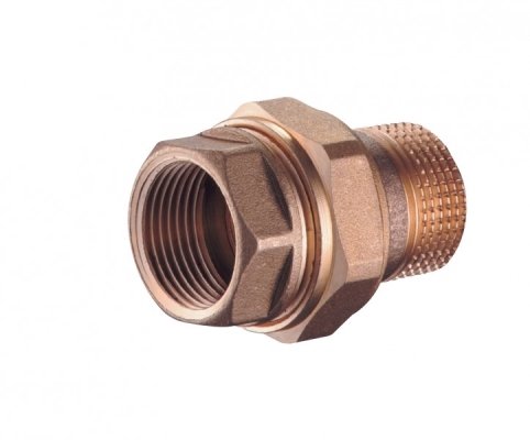 Złączka grzejnikowa prosta, mosiężna 3/4" oring