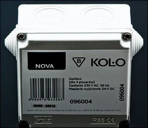 Koło zasilacz do zaworu spłukującego do pisuarów z elektronicznym uruchamianiem spłukiwania, dla maks. 5 pisuarów