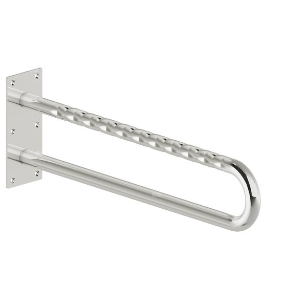 Poręcz ścienna Koło Lehnen Funktion, L60cm, stal nierdzewna falista