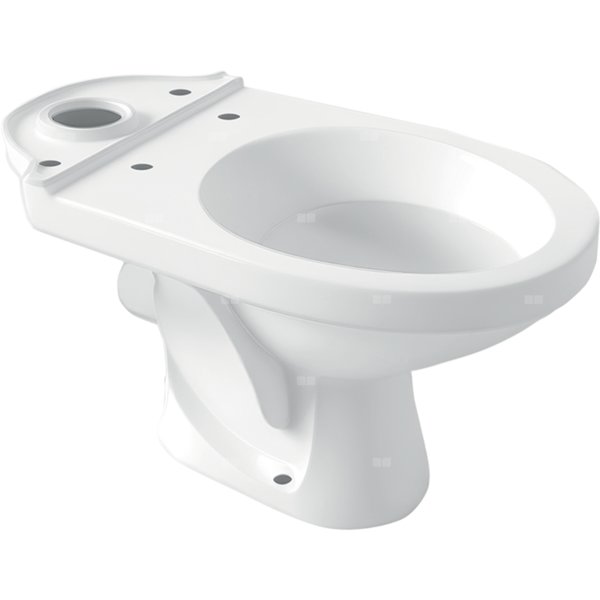 Stojąca miska WC Koło Solo do spłuczki nasadzanej, lejowa, wylot poziomy