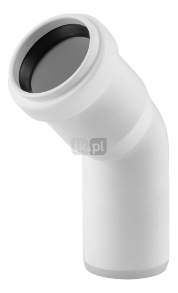 Kolano 88.5' MAGNAPLAST HT PLUS HTB, PP (biały), DN 32 (wz x ww), do kanalizacji