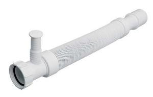 Złączka montażowa harmonijkowa L-1000mm 11/2"x40/50mm z podłączeniem pralki lub zmywarki