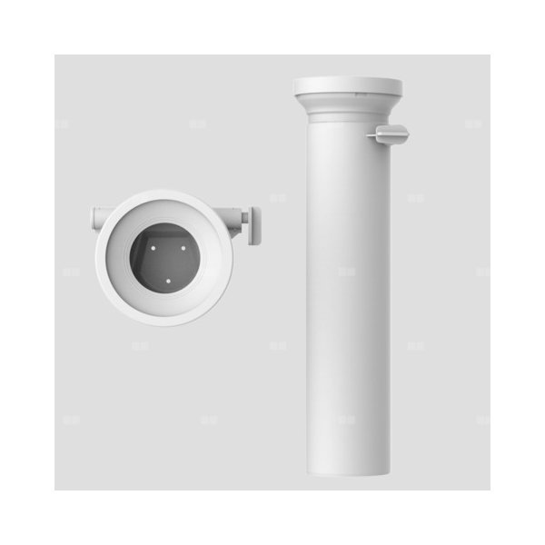 Prostka DN 100, 400 mm dł. z klapą przeciw gryzoniom