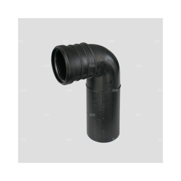 Kolano czarne dn 90/90 trójwargowe